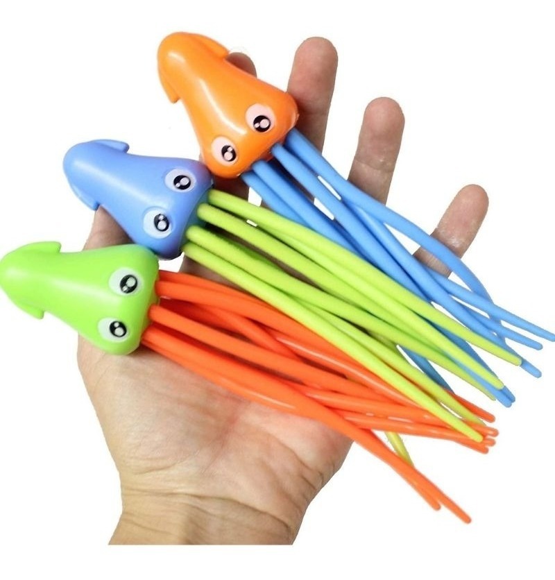 Juego Piscina Palos De Buceo Diseño Calamares Pack X 3: imagen 3