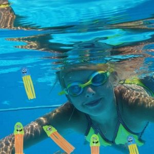 Juego Piscina Palos De Buceo Diseño Calamares Pack X 3: imagen 5