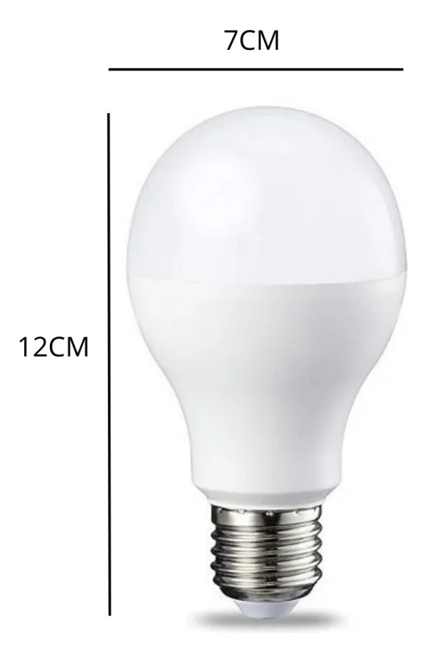 Lamparita Bombita Lampara Led 12w Luz Fria