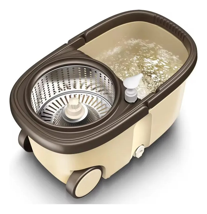 Balde Mopa Giratoria 360° Centrifugador + Mopa De Regalo - Imagen 2