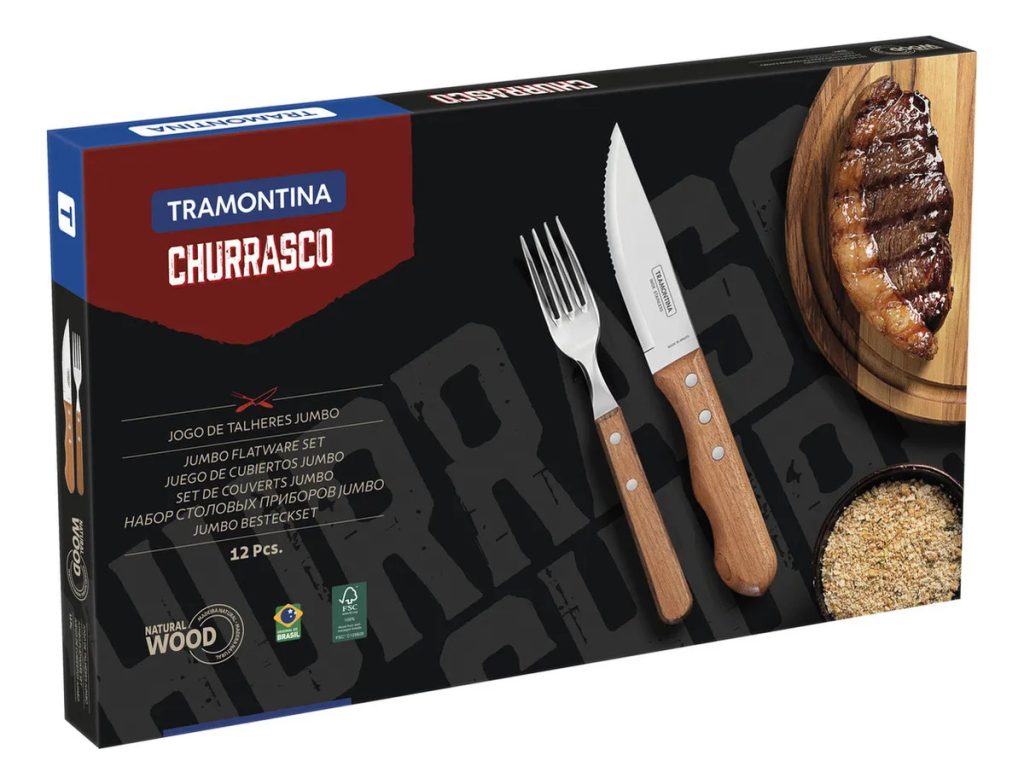 Juego De Cubiertos Tramontina Jumbo 12 Piezas