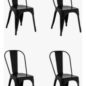 Silla Tolix Pack X4 Silla Metálica De Comedor Calidad