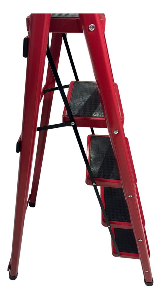 Escalera Plegable 5 Escalones Antideslizante Acero Calidad