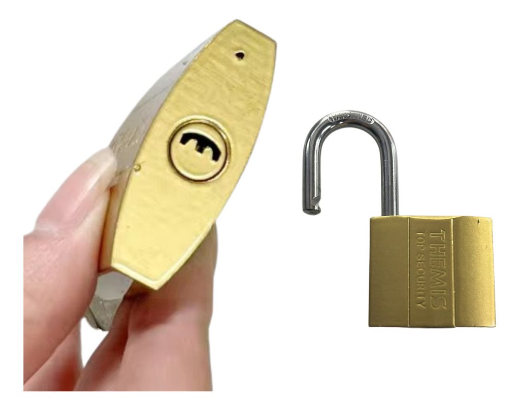Candado De Bronce Industrial 63mm 3 Llaves