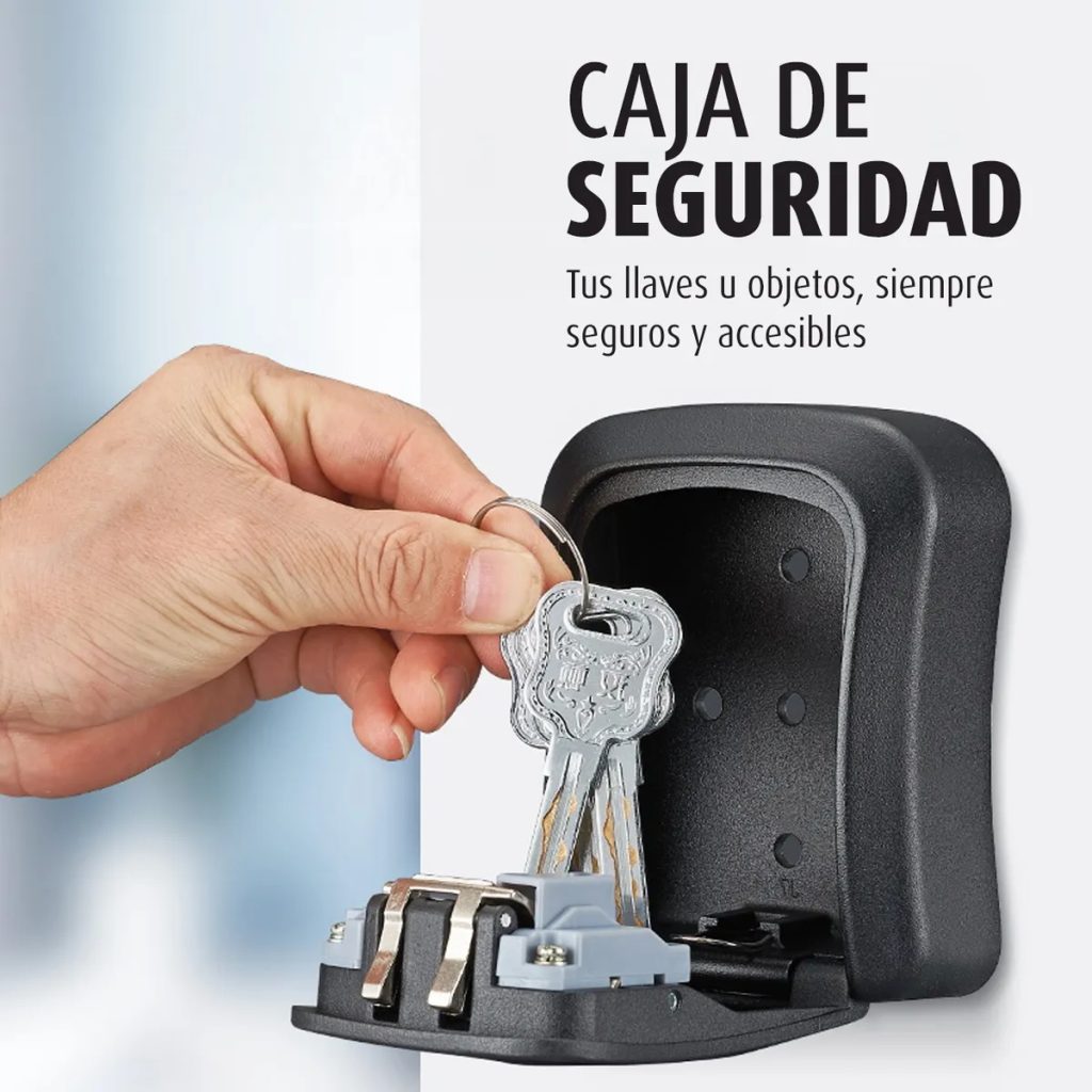 Caja Porta Llaves Seguridad Con Código Para Amurar A Pared