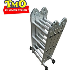 Escalera De Aluminio Plegable 3,40mts Calidad Plateado: imagen 4