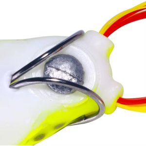 Señuelo Rana Silicona Anti Enganche Anzuelo Pesca Tararira: imagen 3