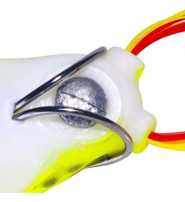 Señuelo Rana Silicona Anti Enganche Anzuelo Pesca Tararira