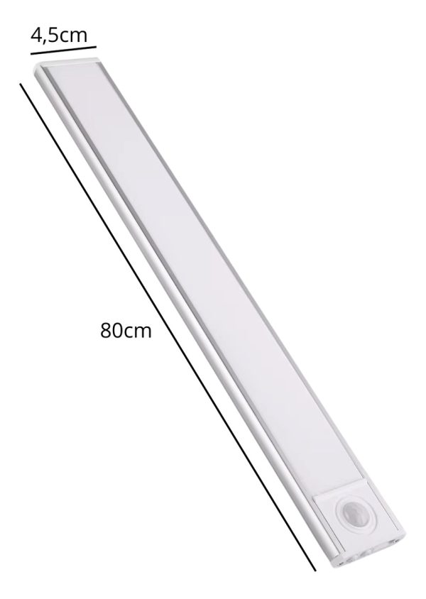 Tubo Luz Led Lampara Fina Recargable Usb 80cm
