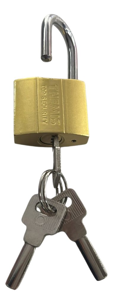 Candado De Bronce Industrial 32mm 3 Llaves