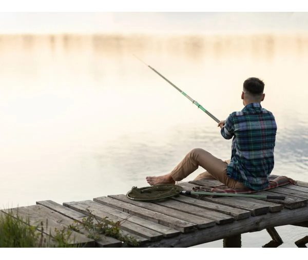 Reel De Pesca Rotativo Derecho Modelo Galleta