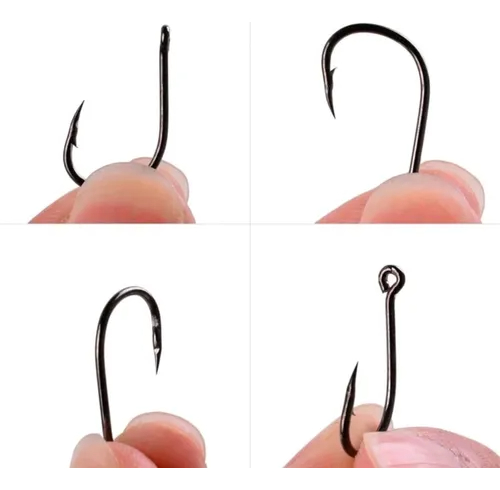 Set Anzuelos 10 Tamaños Variados Pesca 60pcs