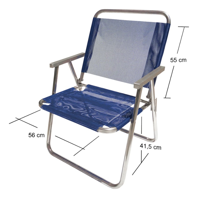 Silla De Playa Tamaño Grande Xl Calidad Aluminio: imagen 8