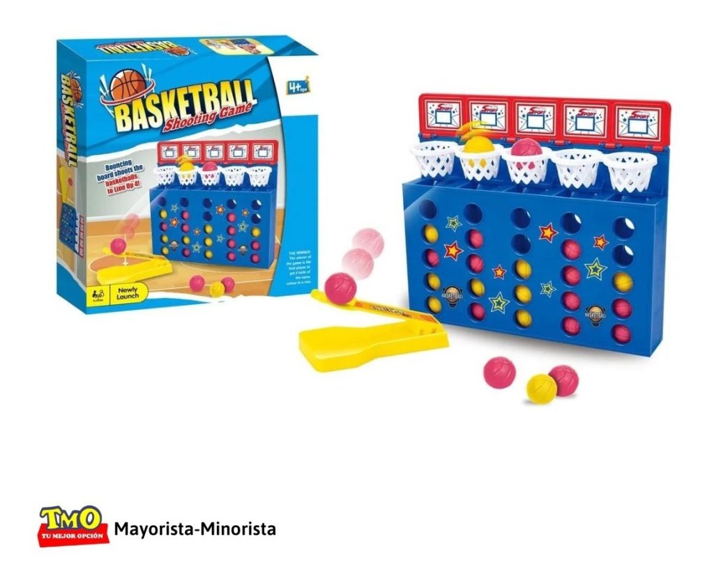 Juego Caja Basket Basquetbol Puntería 5 En Linea