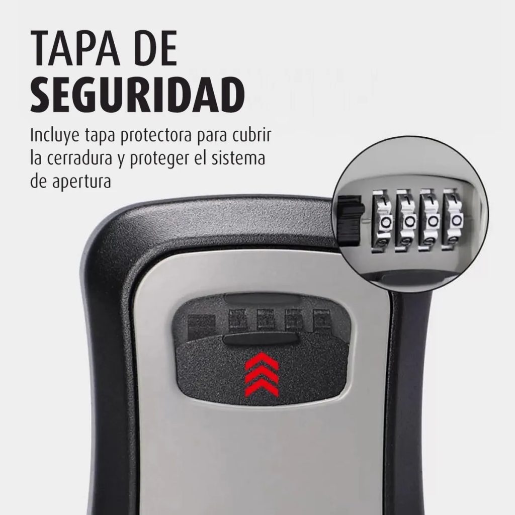 Caja Porta Llaves Seguridad Con Código Para Amurar A Pared