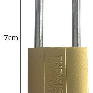 Candado De Bronce Largo 32mm Más 3 Llaves: imagen 3