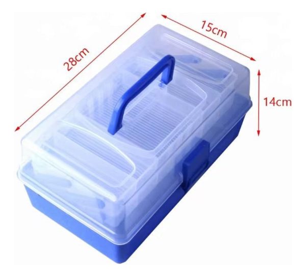 Caja De Pesca 2 Bandejas Deslizables Tipo Maletin