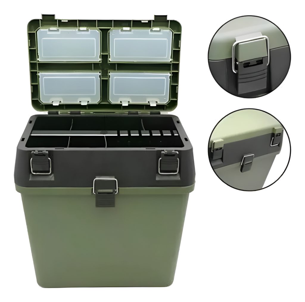 Caja De Pesca Organizadora Almacenamiento Multifuncional