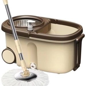 Balde Mopa Giratoria 360° Centrifugador + Mopa De Regalo