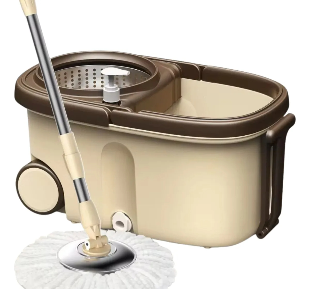 Balde Mopa Giratoria 360° Centrifugador + Mopa De Regalo