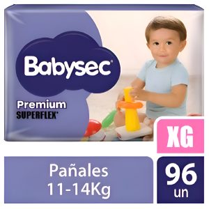 Pañal Babysec Premium Talle Xg 96 Unidades