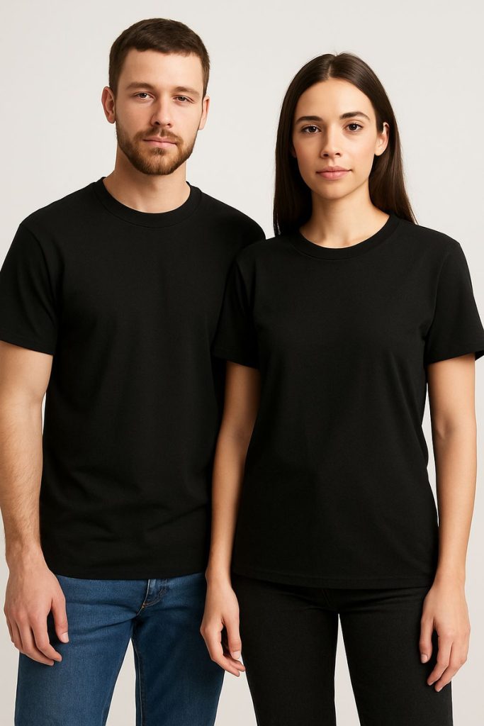 Remera Manga Corta Básica Unisex Casual Calidad