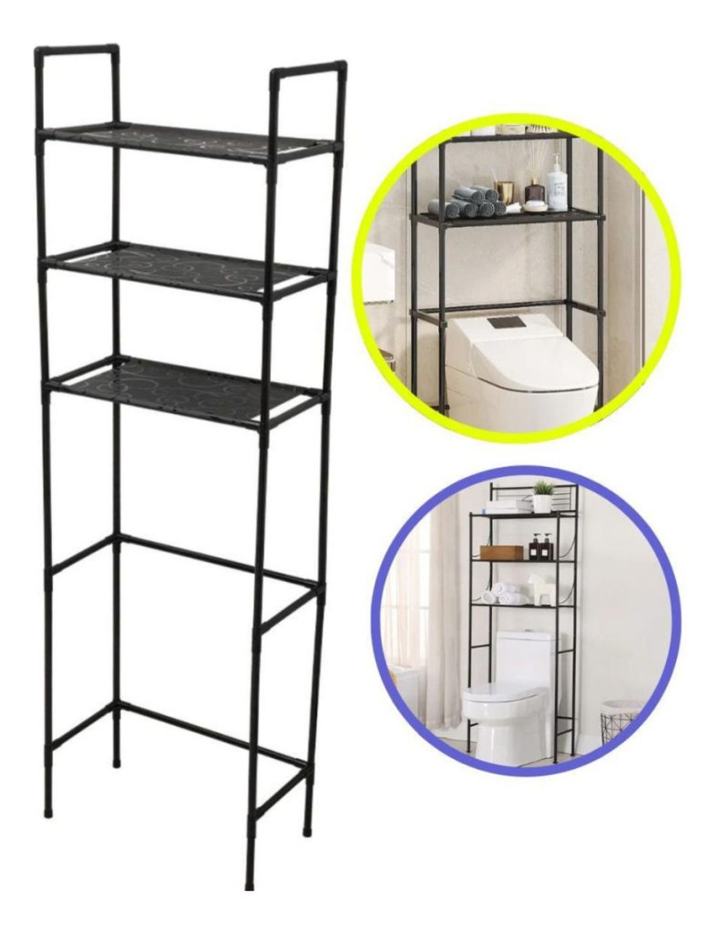 Organizador Baño Indoro Water Con Estantes Armario Mueble