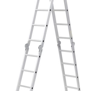 Escalera De Aluminio Plegable 5,60mts Calidad: imagen 1