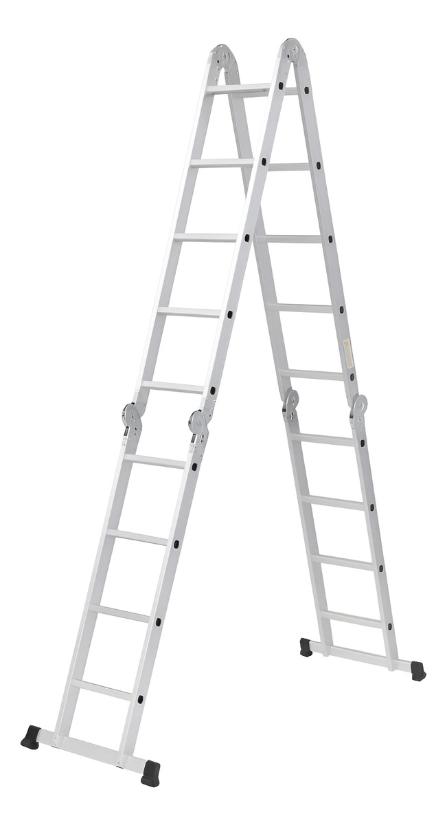 Escalera De Aluminio Plegable 5,60mts Calidad: imagen 1