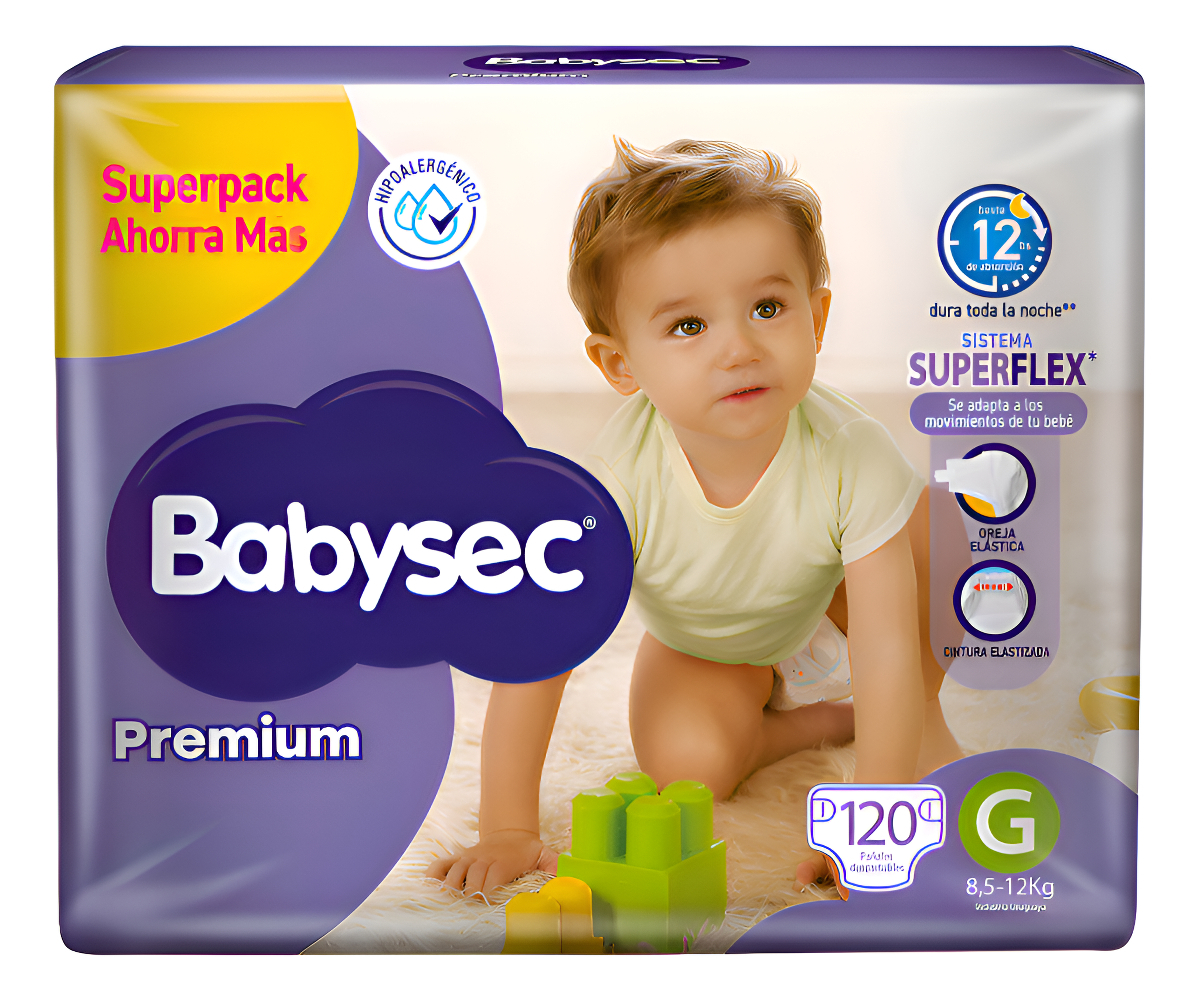 Babysec Premium 120 Unidades (g): imagen 1