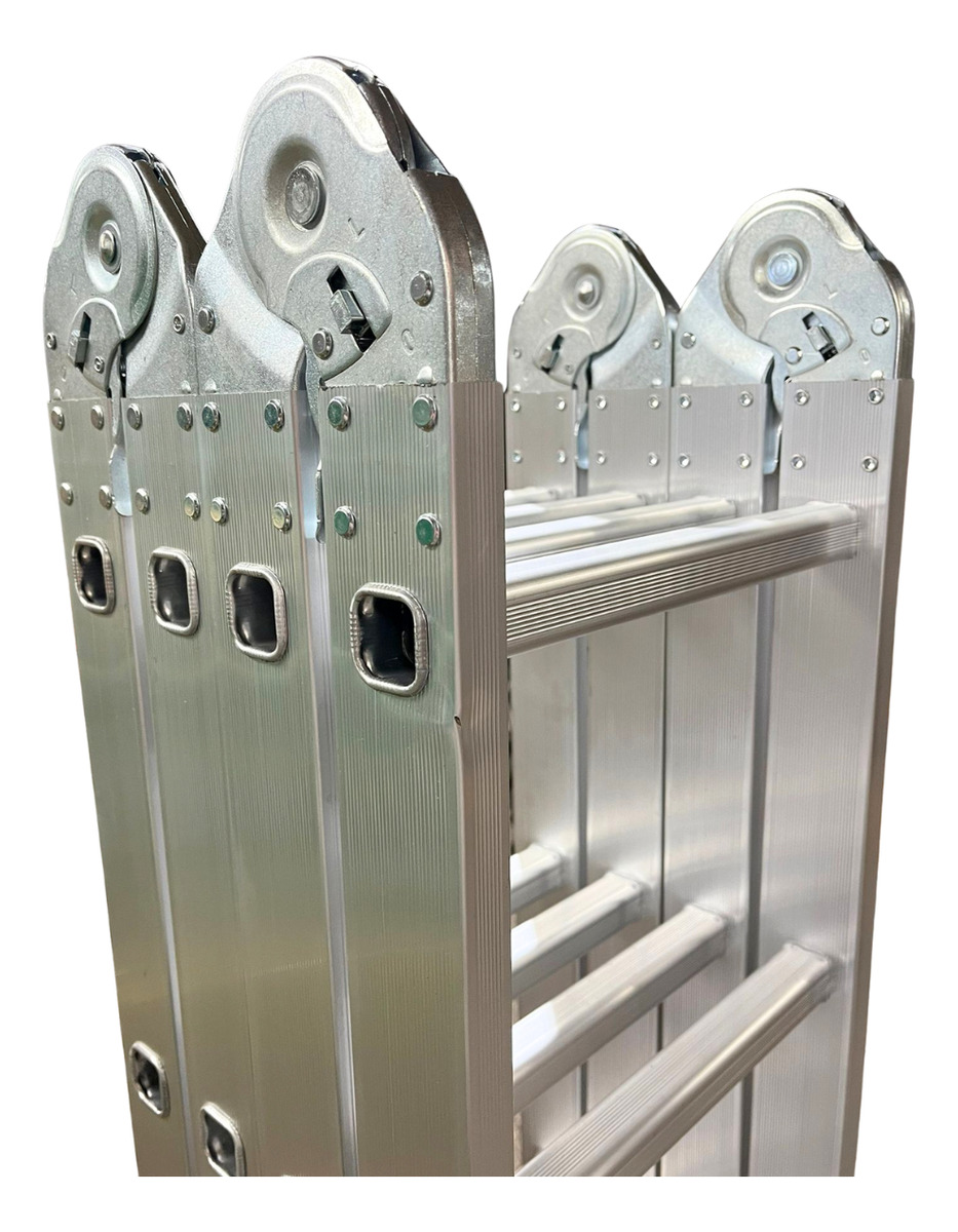 Escalera De Aluminio Plegable 5,60mts Calidad: imagen 4