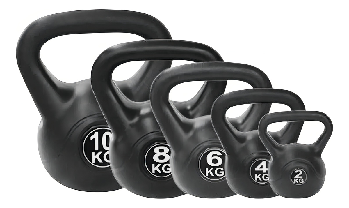 Pesa Rusa 2kg Mancuerna Recubierta Gym Musculacion Calidad - Imagen 8