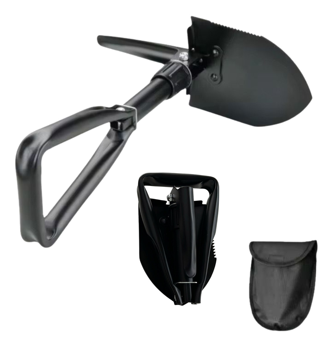 Pala Con Pico Plegable Con Estuche De Camping Jardin Playa: imagen 3