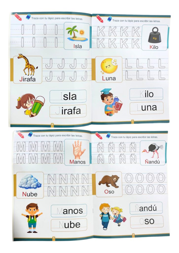 Libro Cuaderno Educativo Infantil Mi Primer Abecedario