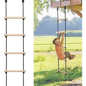 Escalera Niños De Cuerda De Madera Para Arboles Infantil: imagen 6