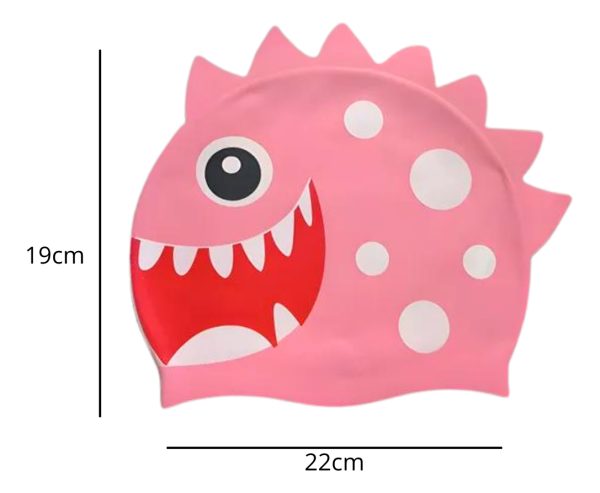Gorra De Natación Piscina Con Diseño Infantil Silicona