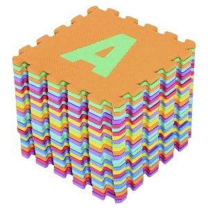 Alfombra Goma Eva Puzzle Alfabeto 26 Pzas + Mini Puzzle Goma