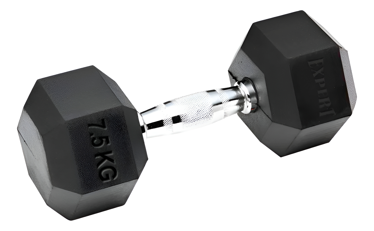 Mancuerna Hexagonal Fija De 7,5 Kg Pesa Pesas Calidad