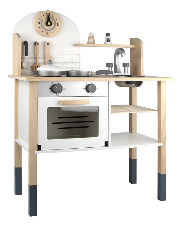 Cocina Cocinita De Madera Juguete Didactico Infantil