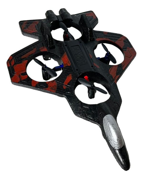 Avion Dron Diseño De Combate 360° C/ Control De Juguete