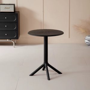 Mesa Redonda De Plastico Pvc Para Jardin Patio Hogar Calidad: imagen 3