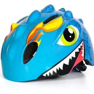 Casco Proteccion Bici Patin Skate Infantil Ligeros Azul S: imagen 1