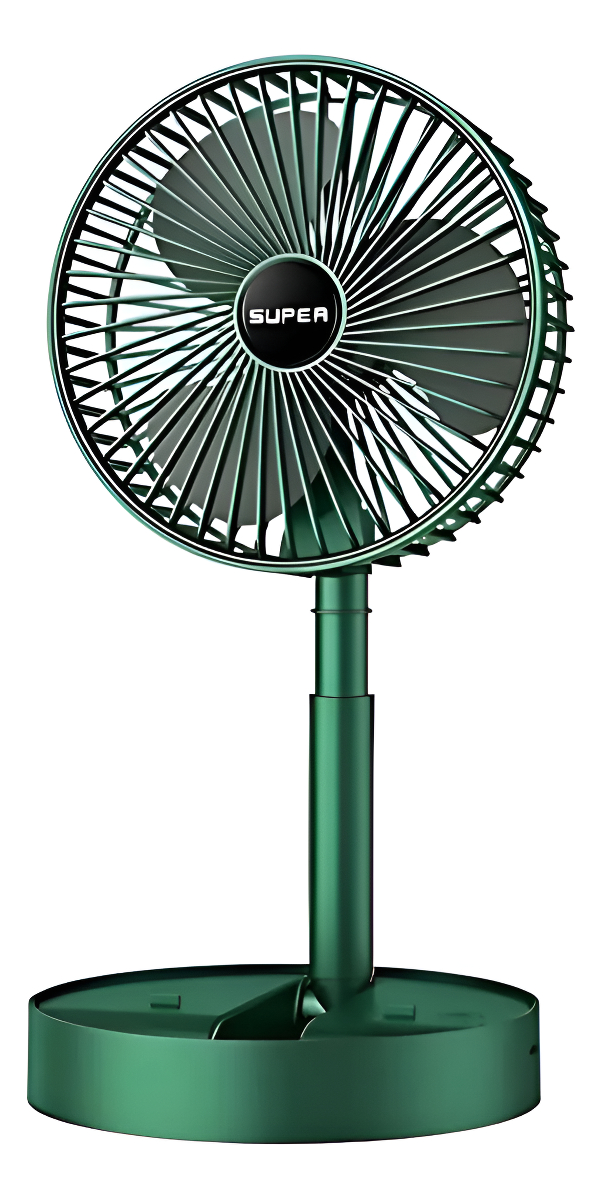 Ventilador Usb Plegable Recargable Extensible 3 Velocidades