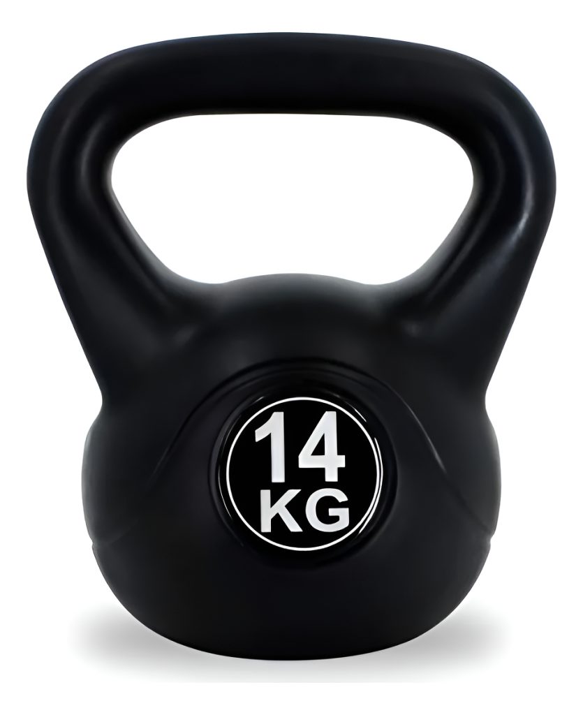 Pesa Rusa 14kg Mancuerna Recubierta Gym Musculacion Calidad