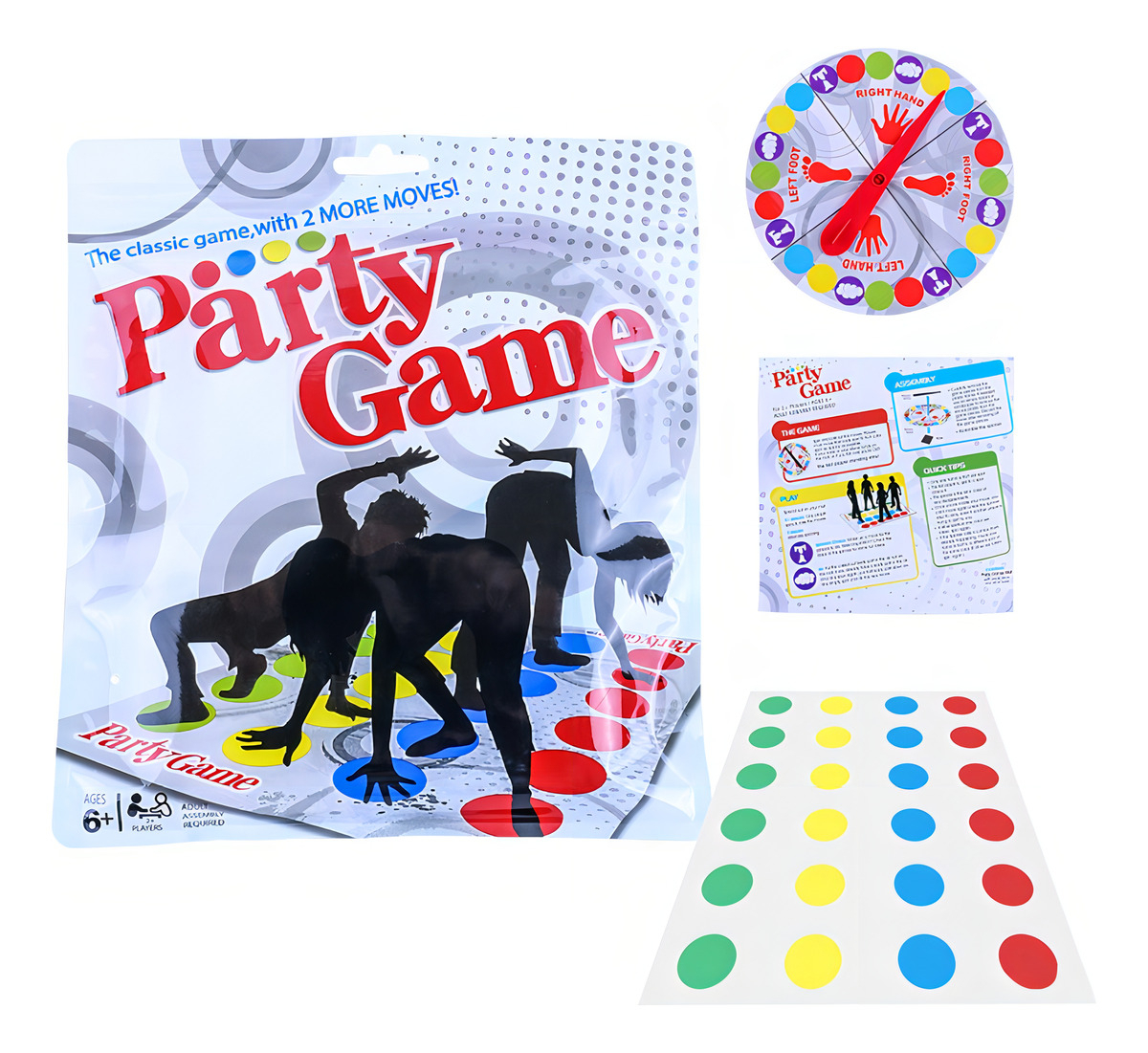 Juego De Mesa Enredaditos Tipo Twister Didáctico Niños: imagen 3