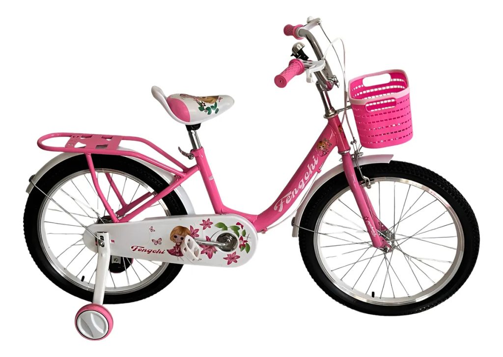 Bicicleta Canasto Rodado 20 Bici Niña Armada