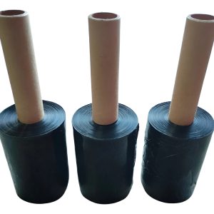 Pack X 3 Nylon Film Stretch Con Mango Negro Embalaje De 600g