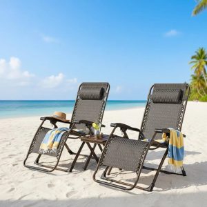 Reposera Gravedad Cero X2 Uni Silla Plegable Playa Jardin: imagen 4