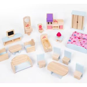 Casita De Muñecas Madera Muñecas Tres Capas Infantil: imagen 3