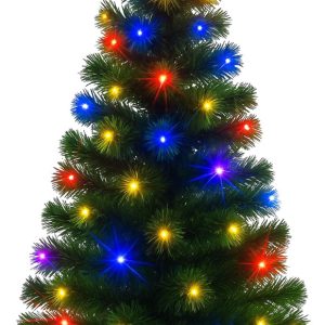 Árbol De Navidad Incluye Luces Led Y Estrella 150cm Altura